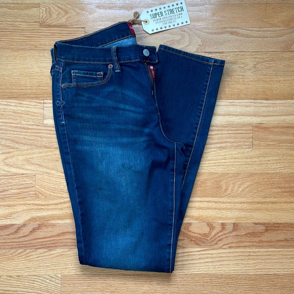 NWT! LUCKY BRAND Sophia Skinny Jeans 14/32 in Medium Dark Vintage Wash